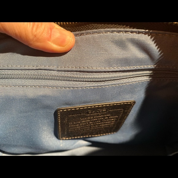 Coach black leather shoulder bag - Picture 5 of 5